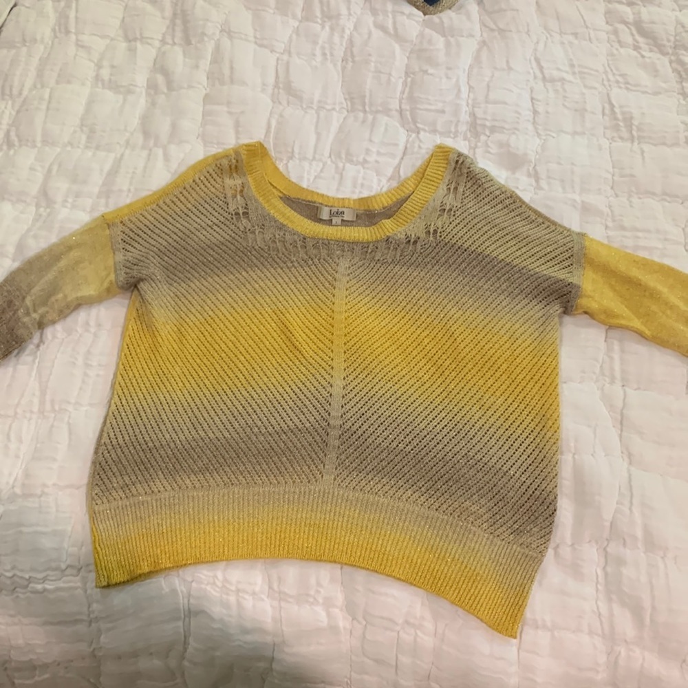 Guc Patrizia Pepe Yellow Sweater, Size 1.